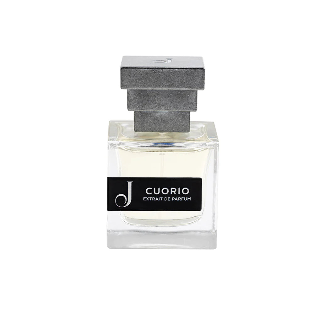 Cuorio eau de parfum cuoio intenso ed elegante in flacone raffinato