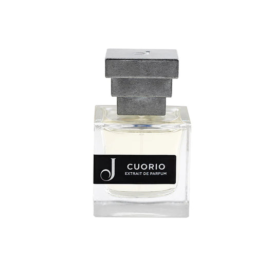 Cuorio eau de parfum cuoio intenso ed elegante in flacone raffinato