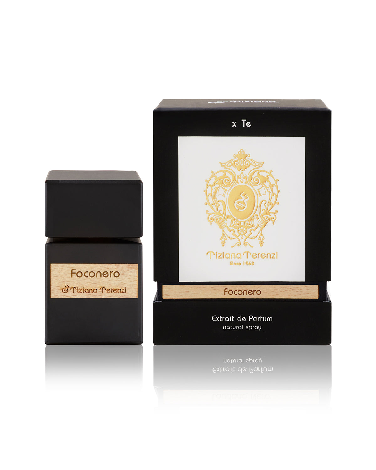 Foconero Parione 30 – marine refined fragrance in elegant bottle with black details.