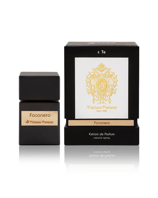 Foconero Parione 30 – marine refined fragrance in elegant bottle with black details.