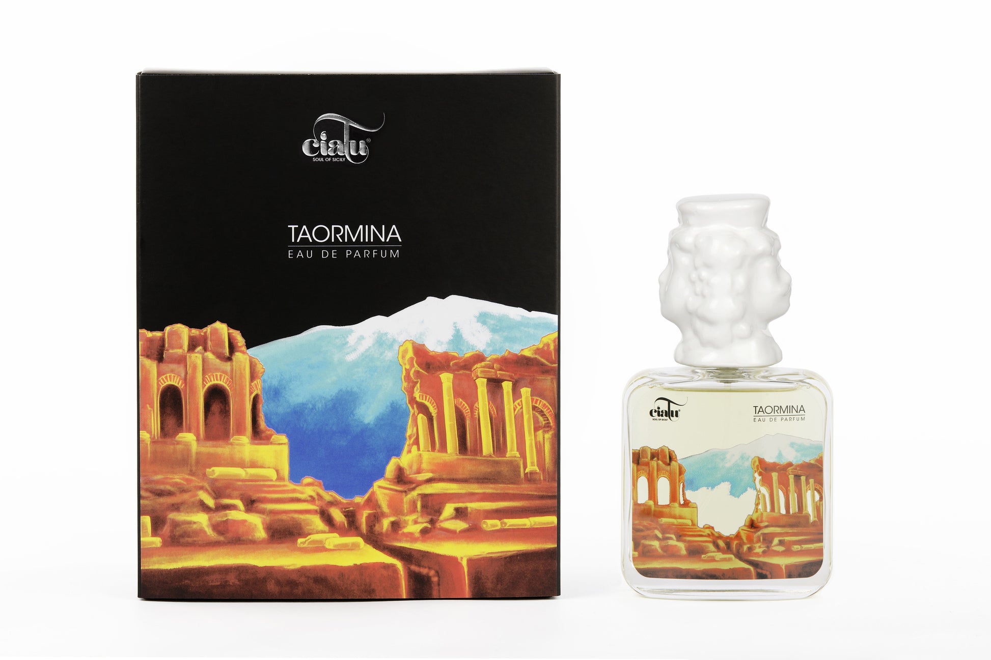 Taormina profumo siciliano artigianale in flacone mediterraneo elegante